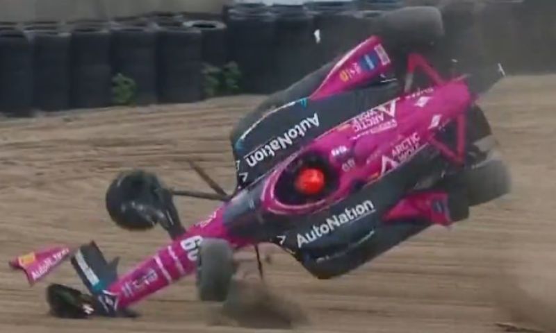 Pagenaud knocks over nine times in heavy crash in IndyCar practice - GPblog