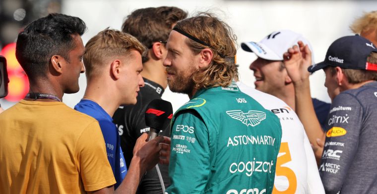 Vettel y Mick Schumacher en acción en el Festival de Velocidad de Goodwood