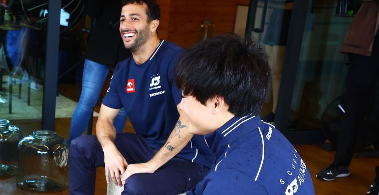 Tsunoda on working with Ricciardo: 'Already learning a lot from him'
