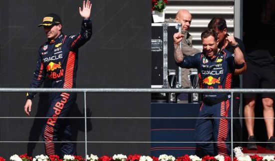 Max Verstappen can't believe it as Red Bull trophy damaged AGAIN in Belgian  GP mishap - Mirror Online