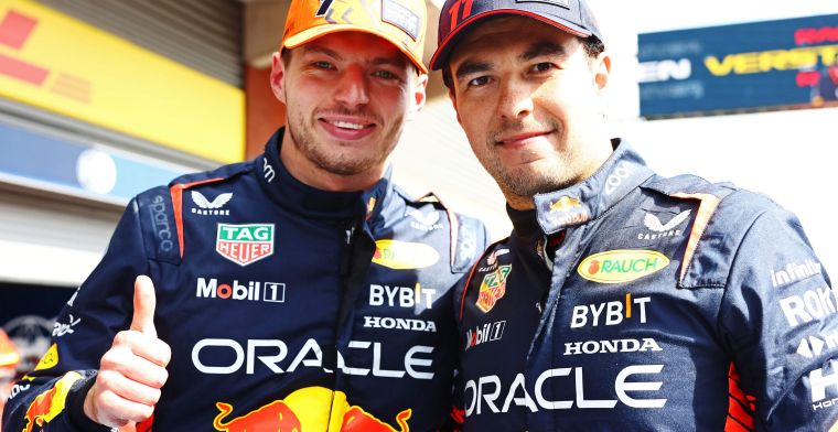 Cómo Verstappen dominó incluso a su compañero Pérez en Spa-Francorchamps