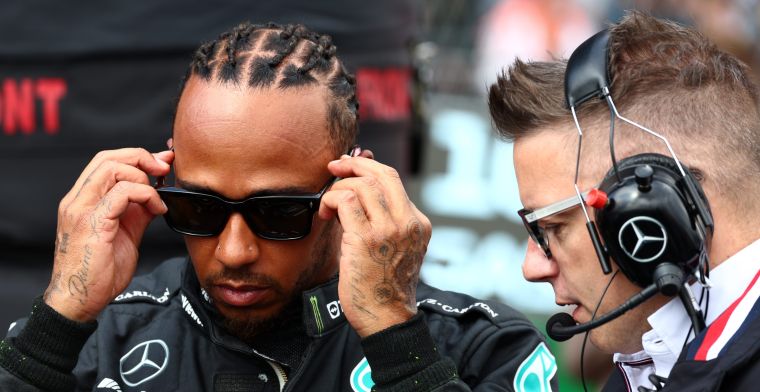 Hamilton comemora renovação de seu contrato com a Mercedes