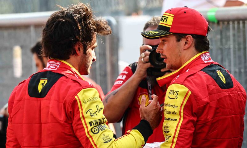 Ferrari drivers Charles Leclerc and Carlos Sainz return on track