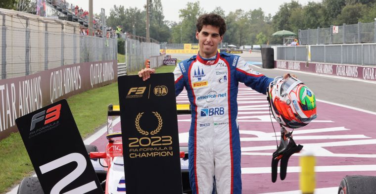 Bortoleto, campeón de la F3, agradece a Alonso su camino a la Fórmula 1