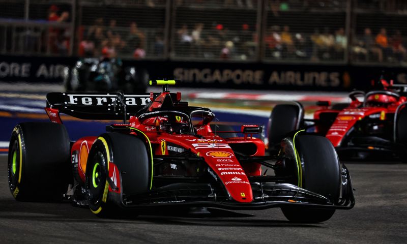 Classificações das equipes no Grande Prêmio de Cingapura | Ferrari brilha, Red Bull Racing se sobressalta