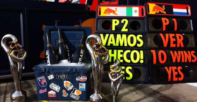 Red Bull em festa: além de aniversário de Verstappen, Pérez é pai novamente