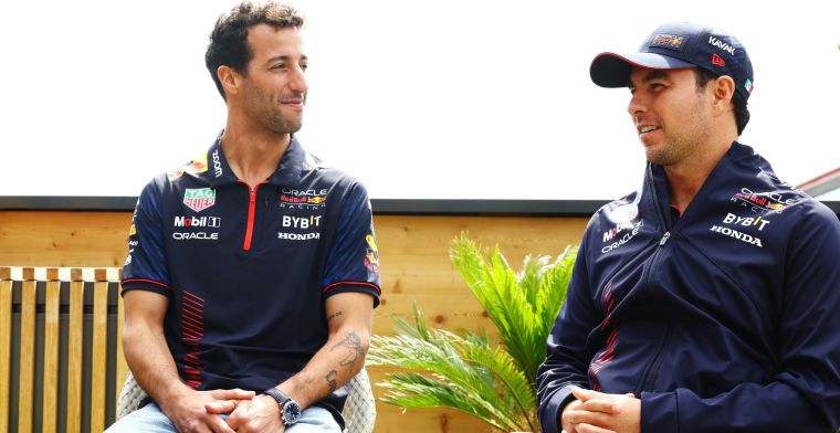 Analista da F1 aponta Ricciardo como substituto de Pérez na Red Bull