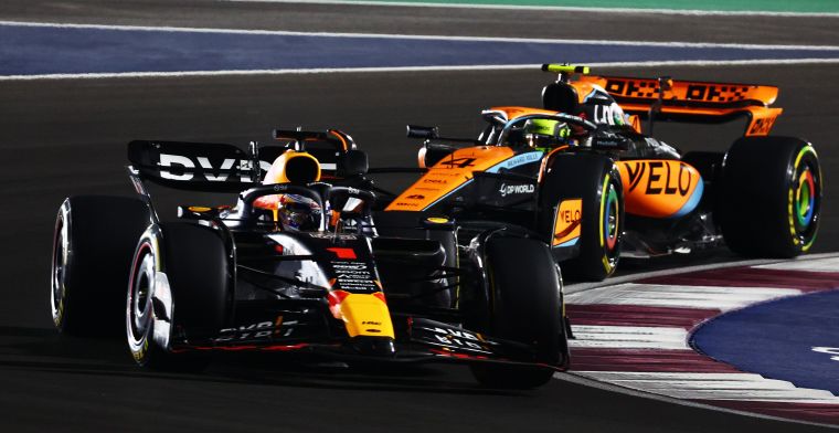 McLaren bate recorde da Red Bull e Verstappen supera Vettel