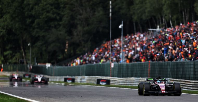  Der Große Preis von Belgien bleibt bis 2025 im Formel-1-Kalender