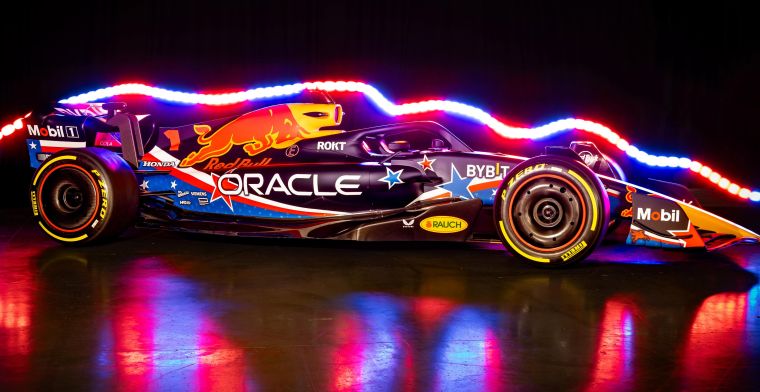 Red Bull revela nova pintura para o Grande Prêmio dos Estados Unidos