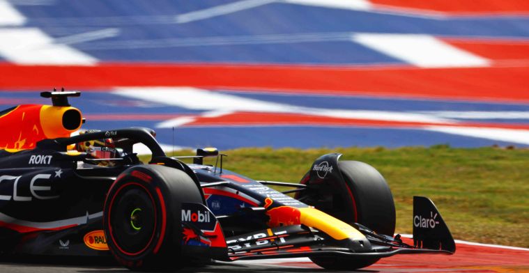 Los problemas de Verstappen durante Sprint Shootout en GP de USA 2023