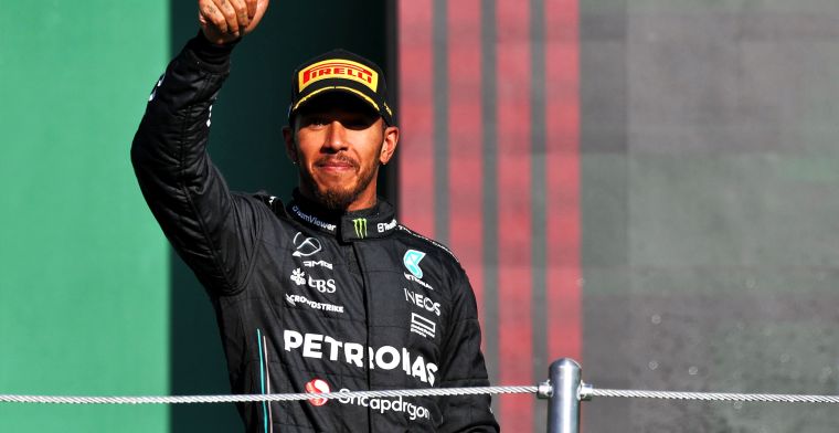 Hamilton revela el secreto de los neumáticos: El coche es como un balancín
