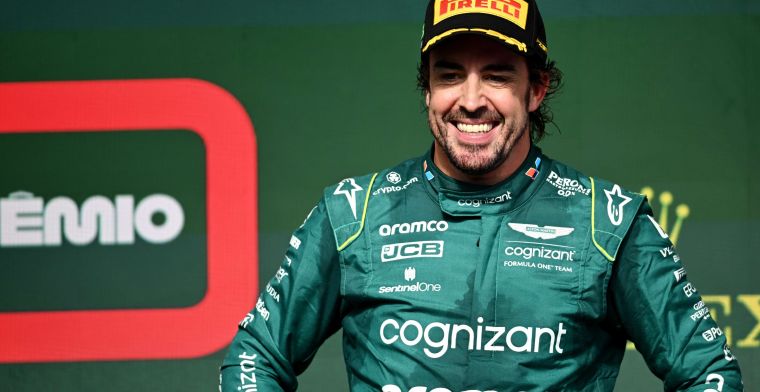 Alonso explica o que fez para vencer Pérez no Brasil