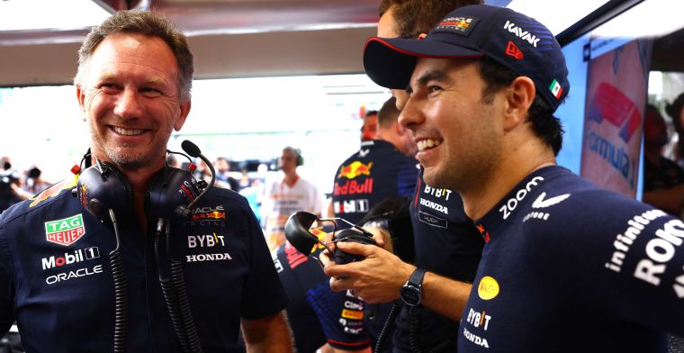Horner despeja todas las dudas: 'Pérez pilotará junto a Verstappen en 2024'