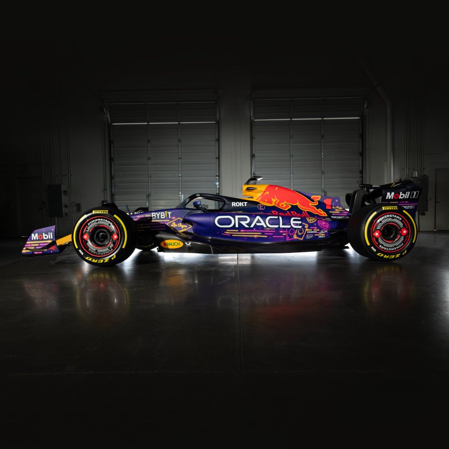 Red Bull Racing will use this special livery for the Las Vegas Grand ...