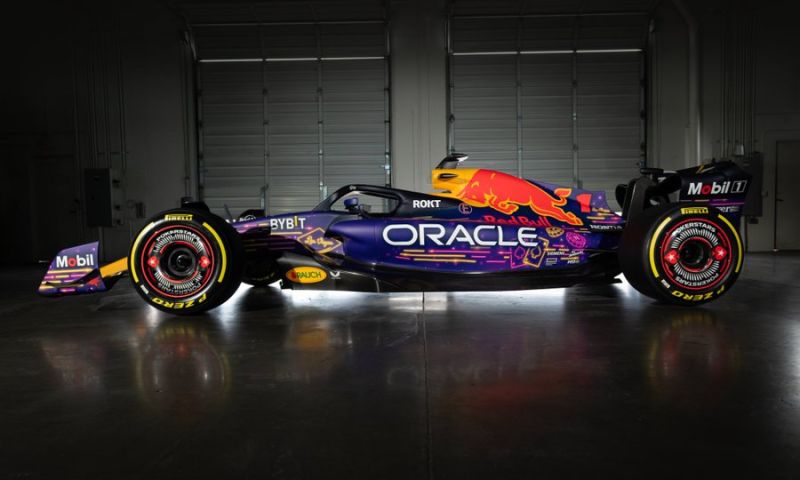 A Red Bull Racing usará essa pintura especial no Grande Prêmio de Las Vegas