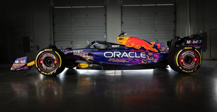 Red Bull Racing will use this special livery for the Las Vegas Grand Prix
