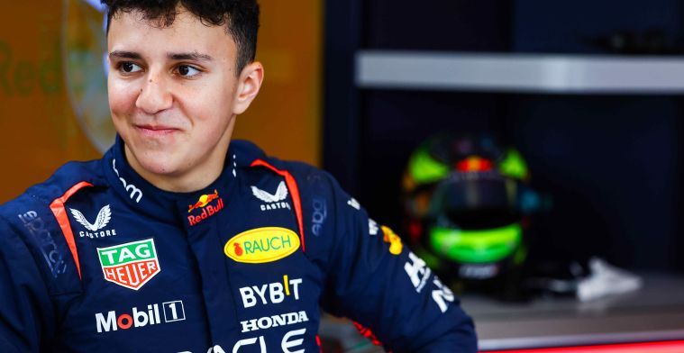 Il giovane Hadjar della Red Bull: 'Fantastico guidare la macchina più veloce del mondo'