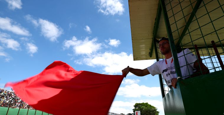 F1 post season test Abu Dhabi halted due to red flag