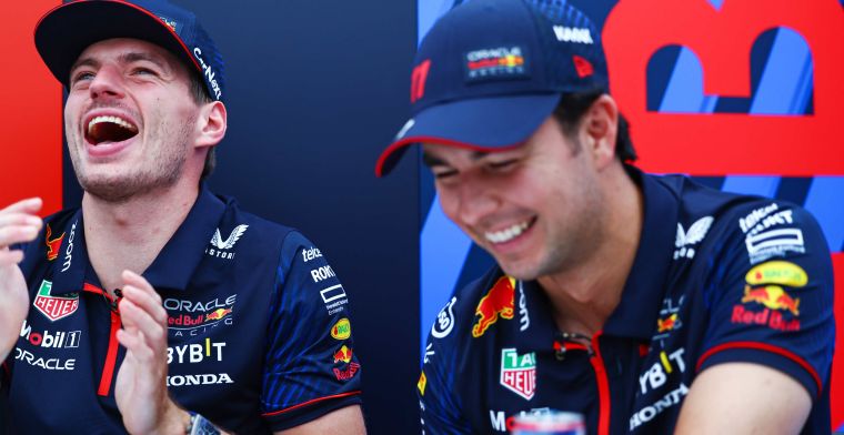 Verstappen teases Perez: 'Checo's track limits didn't count'