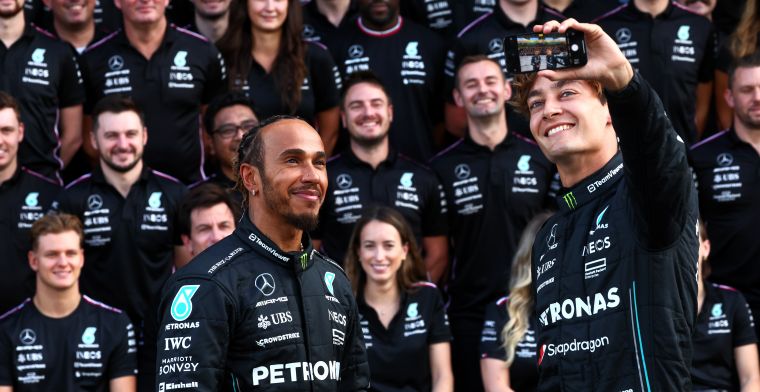 F1: Trajes a juego para los pilotos de Mercedes
