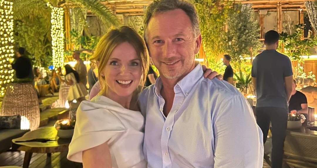 Christian Horner inaugure 2024 avec sa femme Geri - GPblog