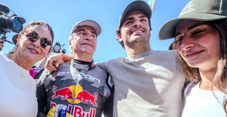 Sainz sr. grateful for help from son during Dakar: 'Incredibly clever'