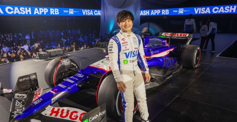 Tsunoda, ambicioso: El objetivo es luchar con Verstappen y Red Bull