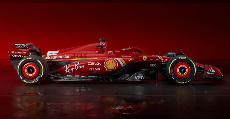 Internautas reagem positivamente à nova pintura da Ferrari para 2024