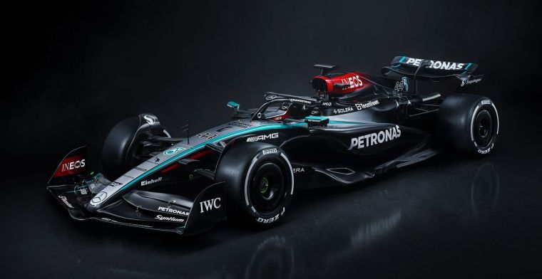 Mercedes present Hamilton and Russell's W15 for 2024 F1 season