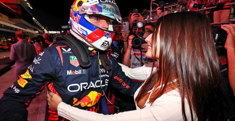 Kelly Piquet compartilha foto de 'Dia dos Namorados' ao lado de Verstappen