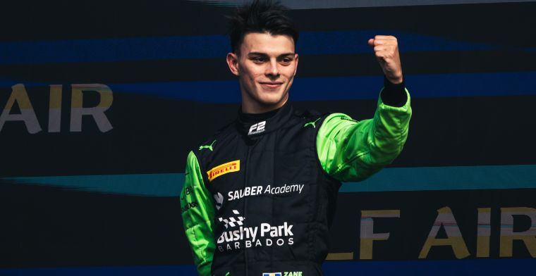 Who is Zane Maloney, the surprising leader in the Formula 2 championship?