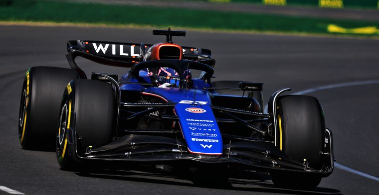 Albon no puede participar en la FP2 en Australia: Williams trabaja en el coche