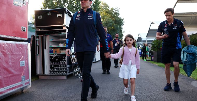 Dupla função: Além de correr, Verstappen cuidou de Penélope na Austrália