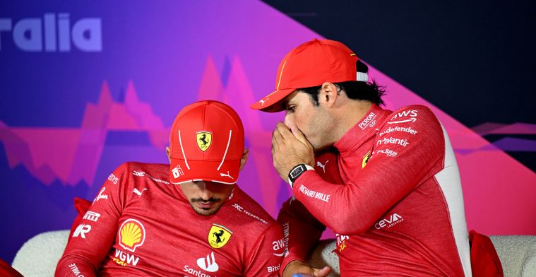 Los pilotos de Ferrari Sainz y Leclerc: 'Realmente no sé qué es esto'