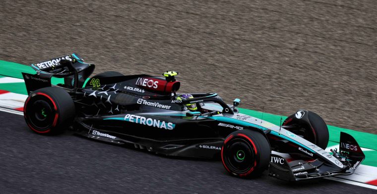Mercedes satisfait après la première journée au Japon 