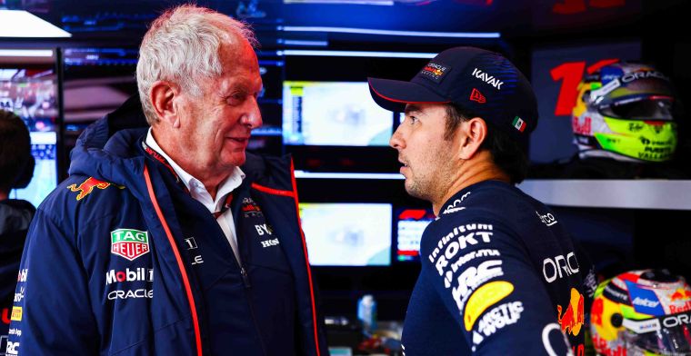 Marko: Pérez tiene una demanda para renovar con Red Bull