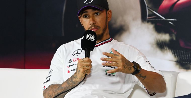 Hamilton, crítico con su coche Mercedes pese al segundo puesto