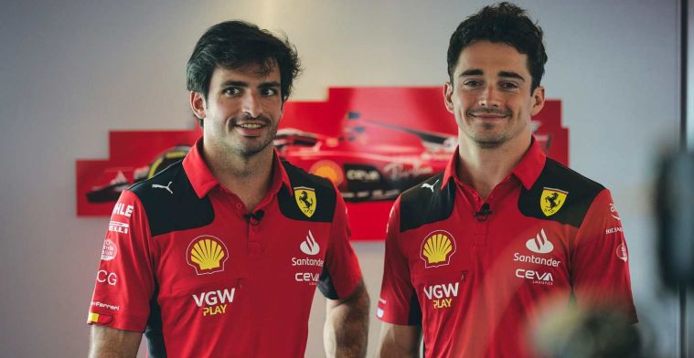 Leclerc habla con Sainz: Los dos fuimos por encima del límite