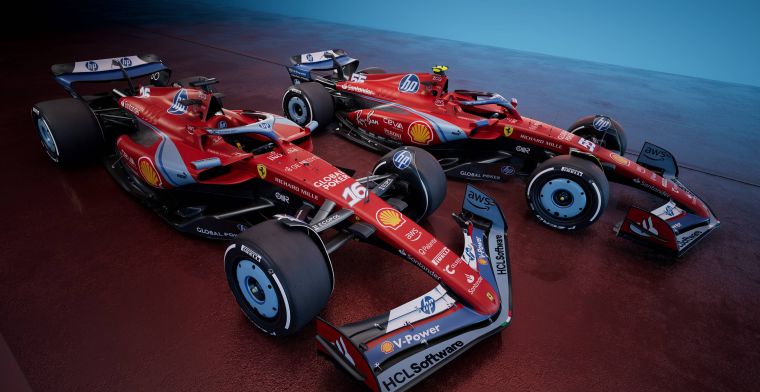 Ferrari divulga pintura com azul para o Grande Prêmio de Miami