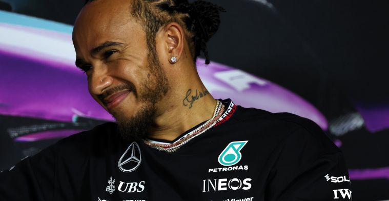 Hamilton lässt sich nicht vom Ferrari-Traum ablenken: Volle Konzentration ist hier.