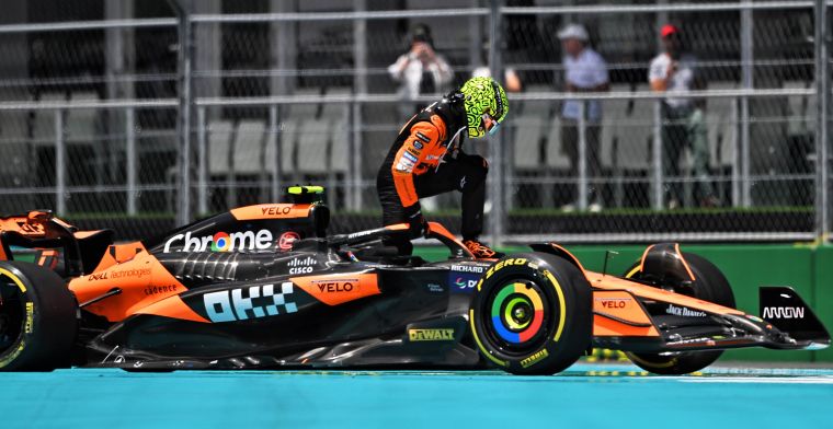 Amende salée pour Norris après une collision avec Hamilton et Alonso lors d'un sprint