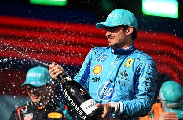 Leclerc porta questo simpatico ospite speciale al Gran Premio di Miami